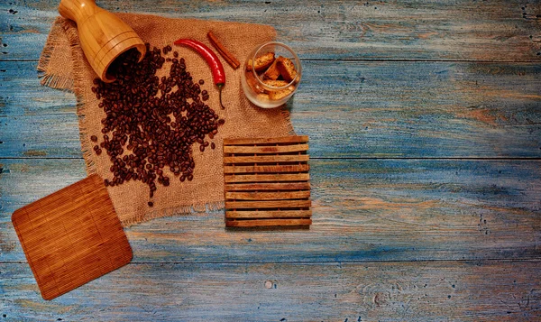 I served on the table Coffee break — Stok fotoğraf