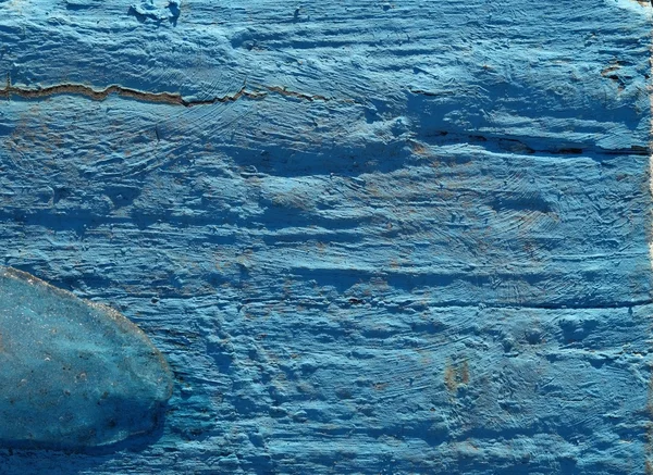 Texture della superficie in legno verniciato blu — Foto Stock