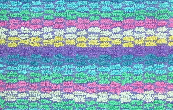 Texture tissu de coton multicolore — Photo