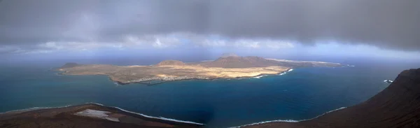 panoramik lanzarote adasında
