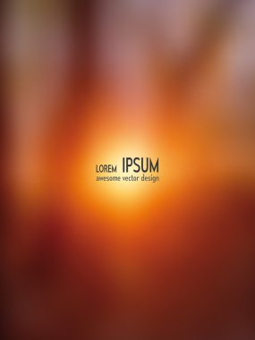 Vektör arka plan - Sundawn bulanık