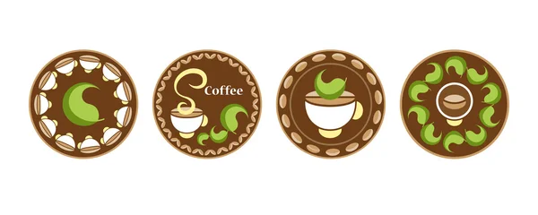 Design av visitkort för kaffeföretag — Stockfoto
