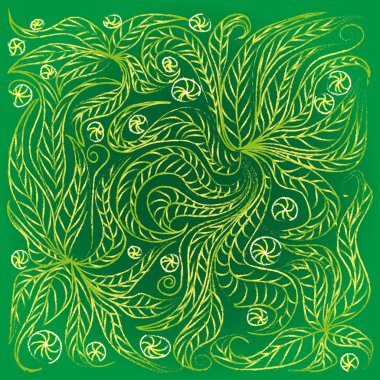 Sevimli çiçek renkli arka plan olarak el çizmek çocukça Stil. Soyut yazlık basit örnek. Baskı, web için dekoratif doku