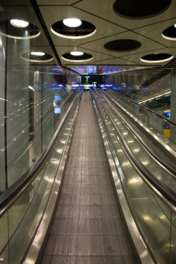 Yürüyen merdiven Üstten Görünüm.