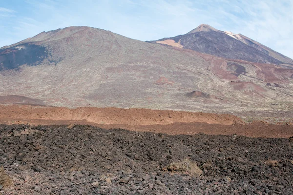 Vista desde el pico del volcán — Foto de Stock