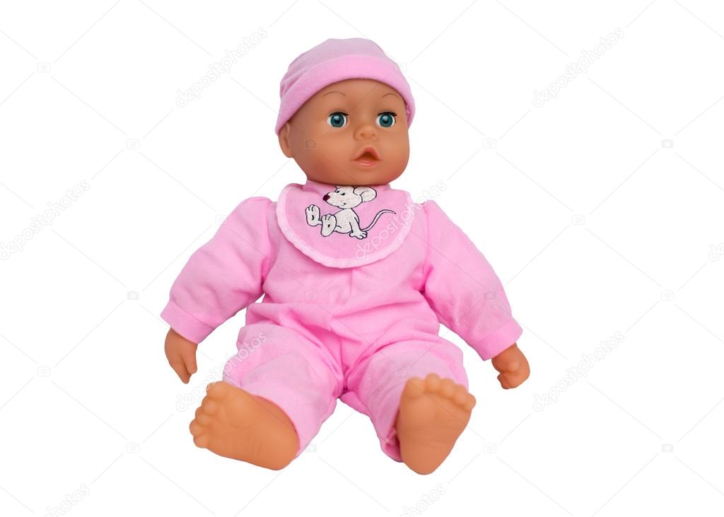 doll toy in white background