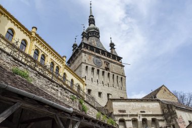 Romanya 'nın Transilvanya kentindeki ortaçağ kalesi