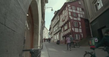 Rheinsprung tırmanışının görüntüsü