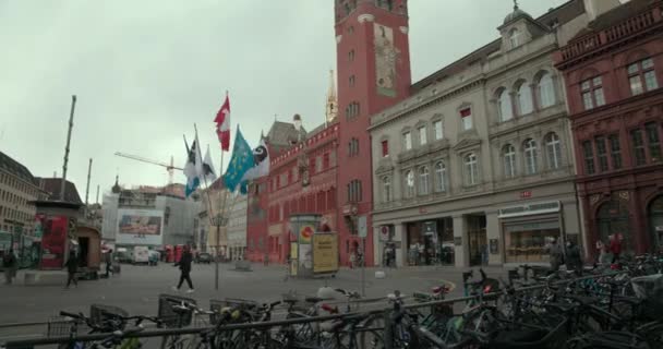 Vista Plaza Del Ayuntamiento Desde Lado Derecho — Vídeo de stock