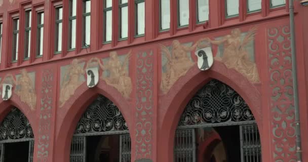 Belediye Binasının Dış Kemerlerinin Görüntüsü — Stok video