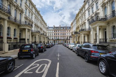 London - 06 25 2022: View of Prince of Wales Terrace