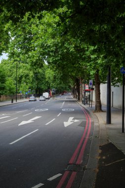 Londra - 07 02 2022: Hyde Park Pl manzarası