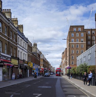 Londra - 07 02 2022: Praed St manzarası