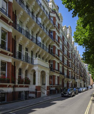 Londra - 07 04 2022: Morpeth Terrace manzarası