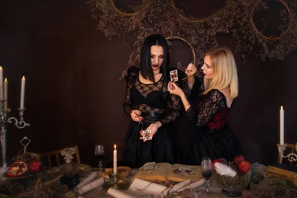 Czarownica Bajeczne Złe Czarownice Magicznym Legowisku Magia Opowieść Halloween — Zdjęcie stockowe