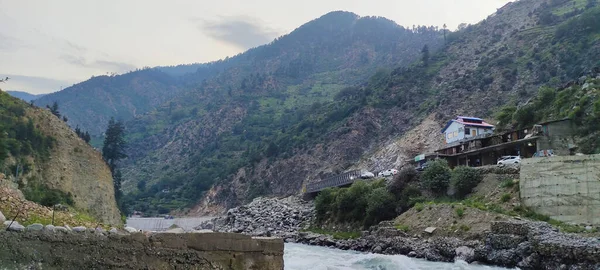 Hermoso Valle Swat Pakistán Montañas Con Árboles Verdes Hierba Arroyo —  Fotos de Stock