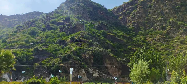 Hermoso Valle Swat Pakistán Montañas Con Árboles Verdes Hierba Arroyo —  Fotos de Stock