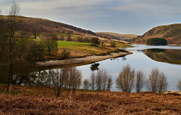 Penygarreg Reservoir Elan Valley Wales Mit Dem Craig Goch Damm — Stockfoto