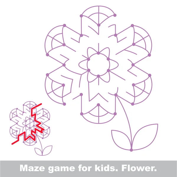 Yol arayın. Çiçek çocuk maze oyunu.