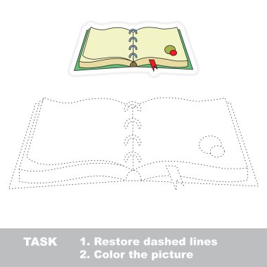 Günlük takip edilebilir. Vektör izleme oyunu.