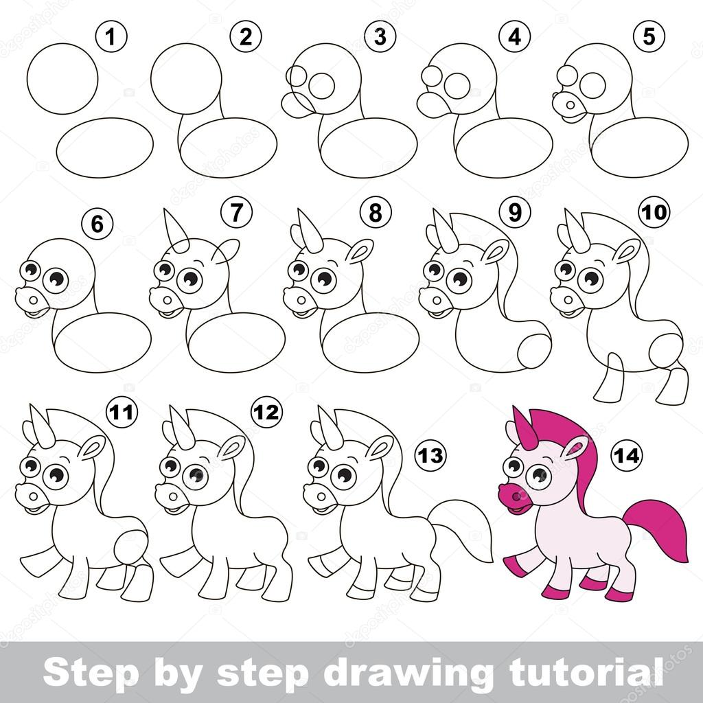 10 Amazing and Easy Step by Step Tutorials & Ideas on How to Draw a Unicorn  with Pencils…