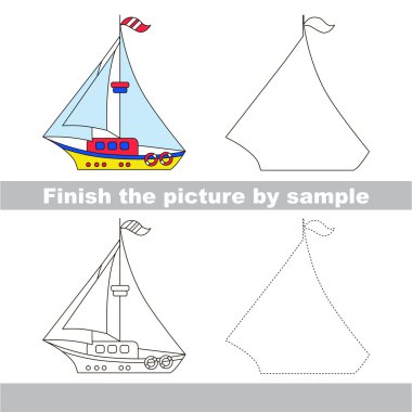 Yat. Çekme çalışma sayfası.