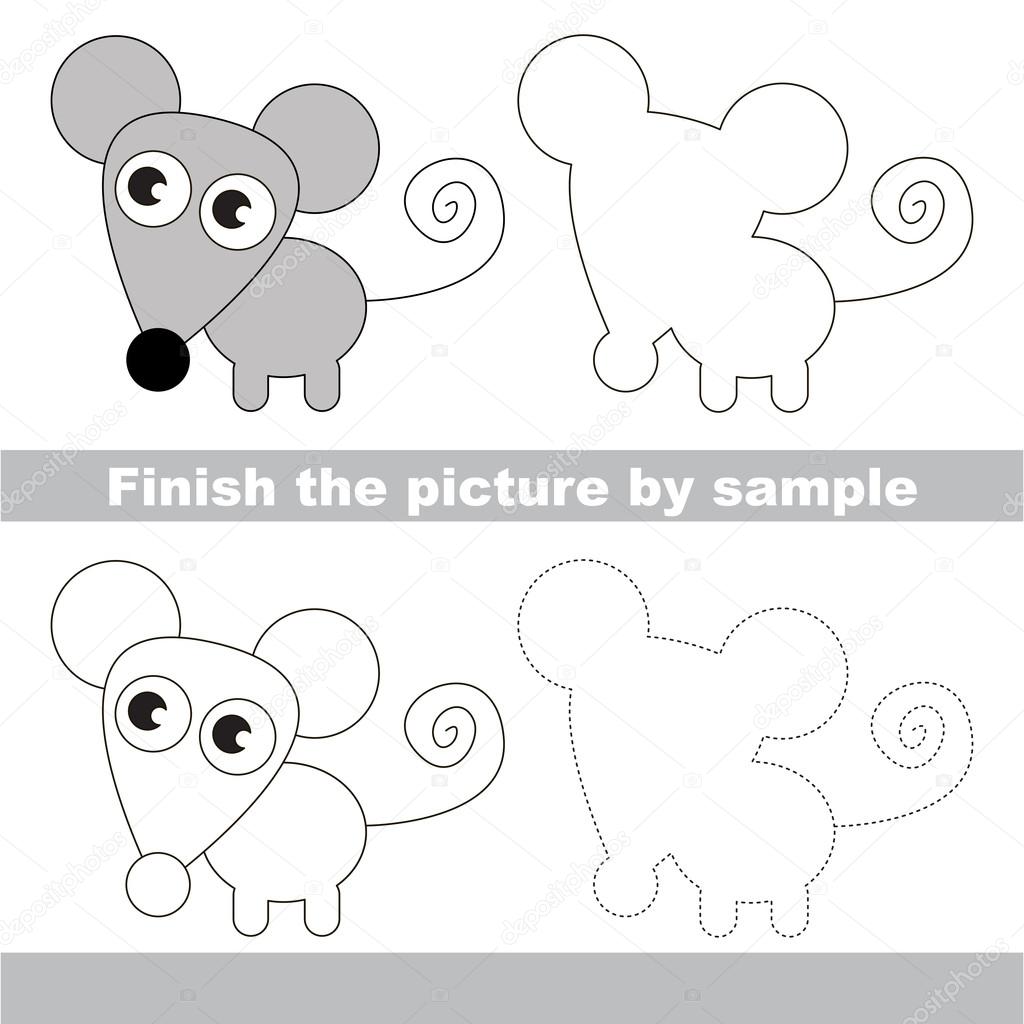 Myszy Rysunku Arkusza Grafika Wektorowa