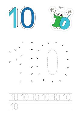 Sayı oyunu rakam on için