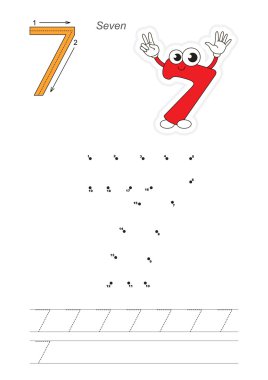 Sayı oyunu rakam yedi için