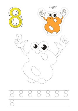 İzleme için sekiz rakamı oyun