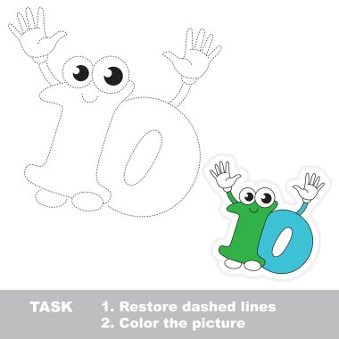 On izlenecek bul. Vektör izleme oyunu.