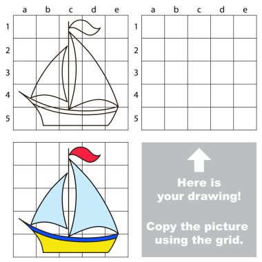 Kılavuz kullanarak görüntüyü kopyalayın. Tekne