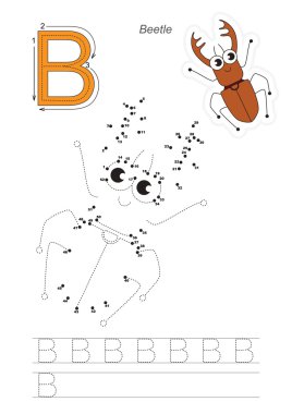 B harfi için sayılar oyunu.