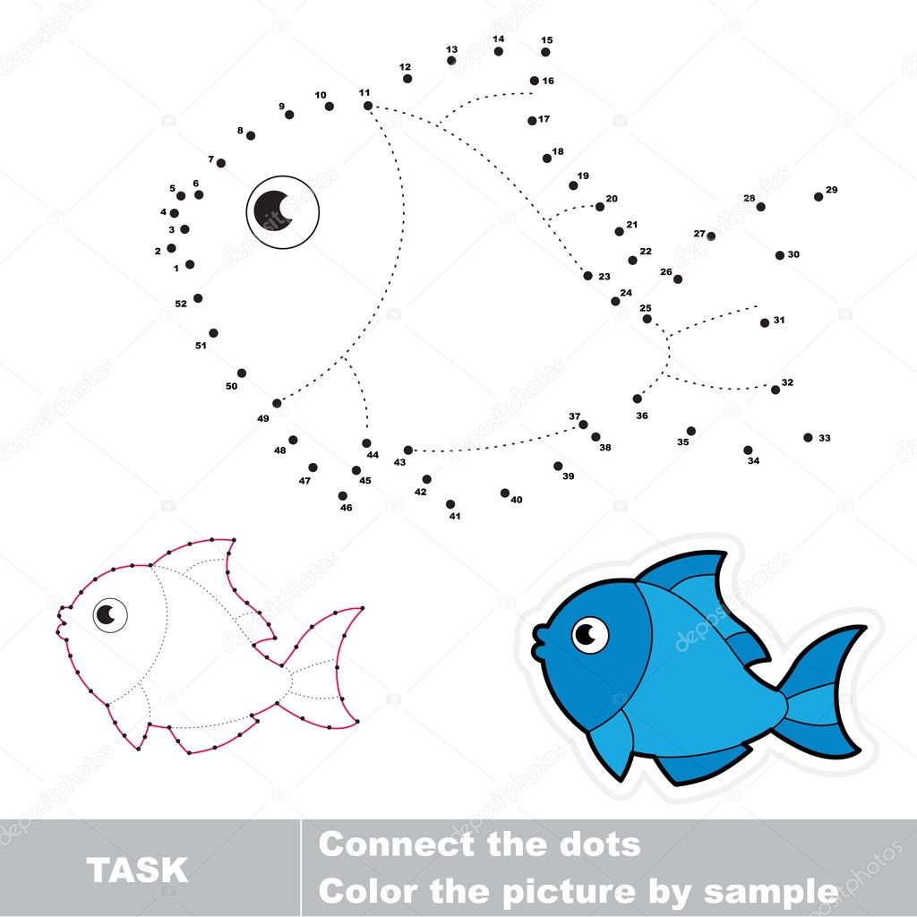 Connect dots and color the picture.