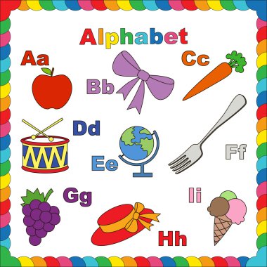 Apple, yay, havuç, davul, dünya, çatal, üzüm, şapka, buz, krem, ben