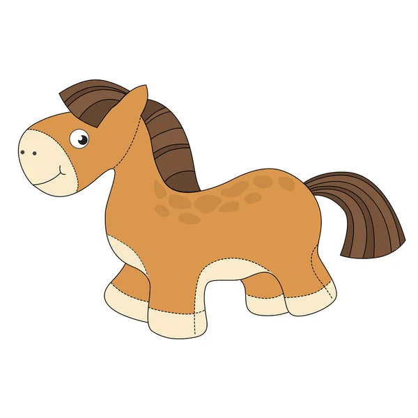 One toy horse. — Stock Vector