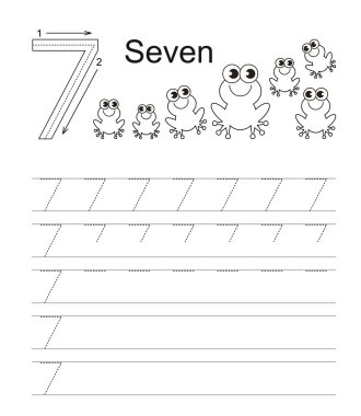 Şekil 7, yedi. El yazısını öğrenmek.