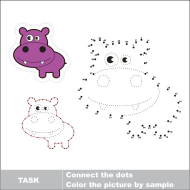 Vektör sayı oyunu. İzlenecek su aygırı.