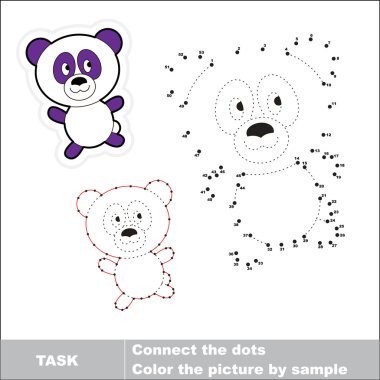 Vektör sayı oyunu. İzlenecek panda.