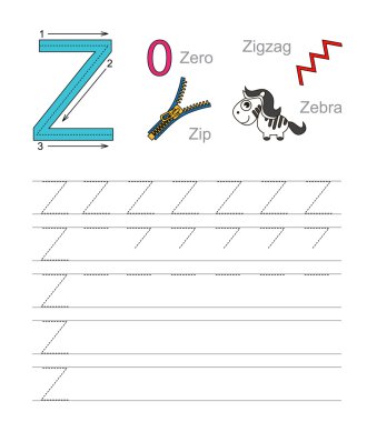 Mektup Z. öğrenin el yazısı.