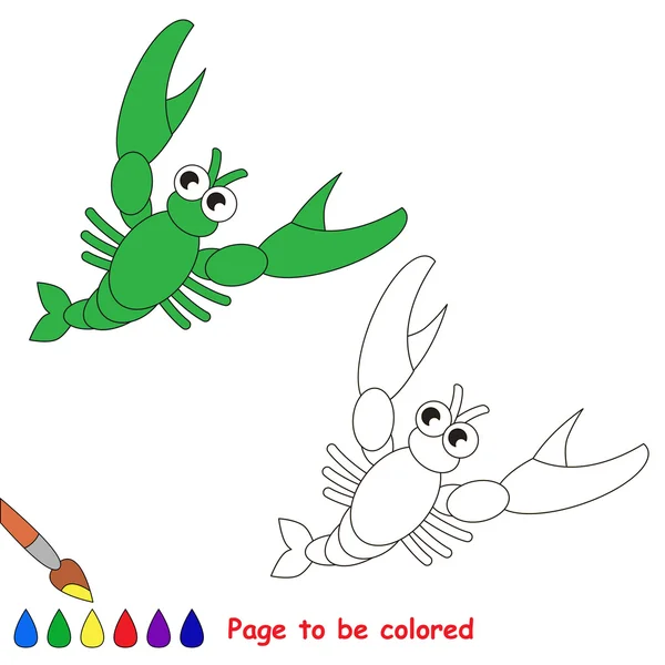 Renkli olması için vektör karikatür kerevit. — Stok Vektör