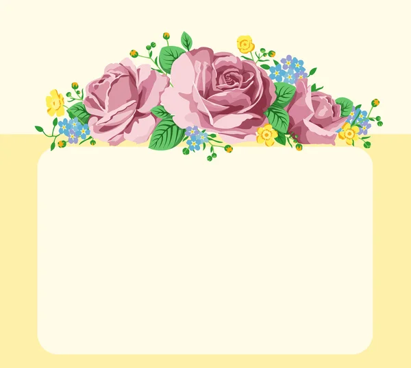 Gül ve yazma veya Tebrikler için alan arka plan