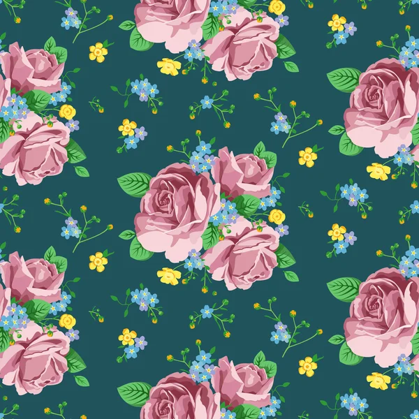 Dikişsiz vektör arka plan gül