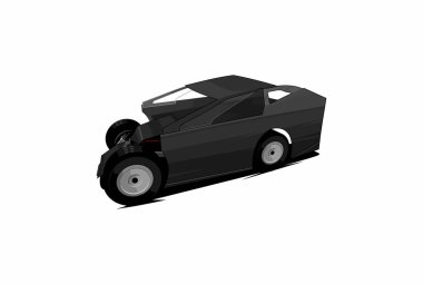 araba sporu illüstrasyon vektörü ekran yazdırma ve çıkartmalar için mükemmeldir