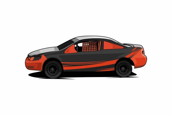 Coche Deporte Ilustraciones Vector Son Perfectos Para Serigrafía Pegatinas — Vector de stock