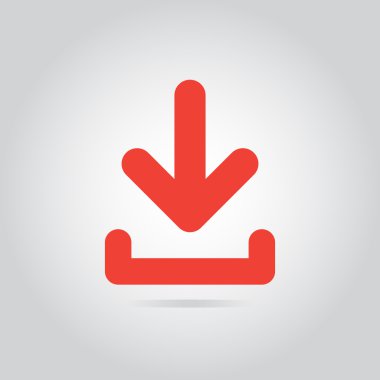 Download Icon beyaz zemin üzerine