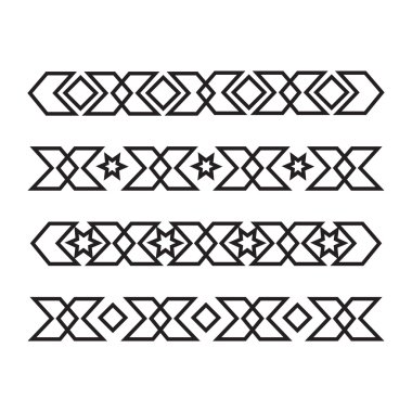 Kesintisiz İslami dekoratif Kenarlıklar