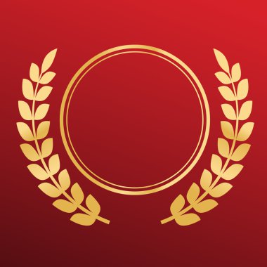 Altın defne çelenk