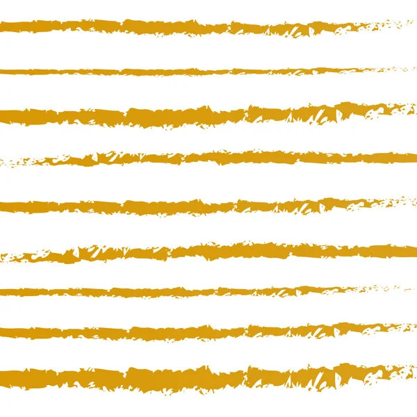 Бесшовный рисунок ручной линии в золотом цвете — стоковый вектор