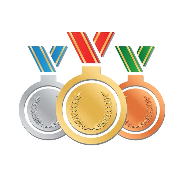 Hoge kwaliteit medaille vector illustratie eps10 — Stockvector